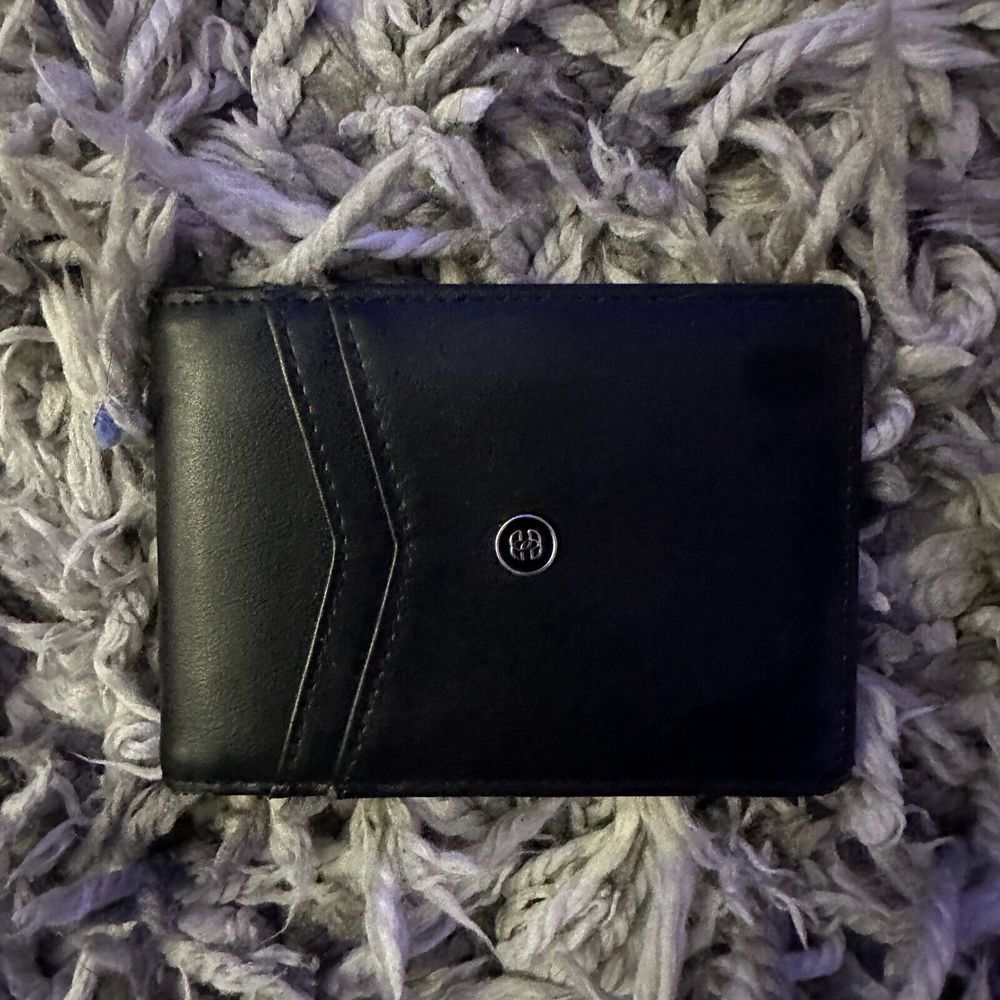 SUAVELL Leather Slim Minimalist Wallet for Men Card Holder with Money Clip